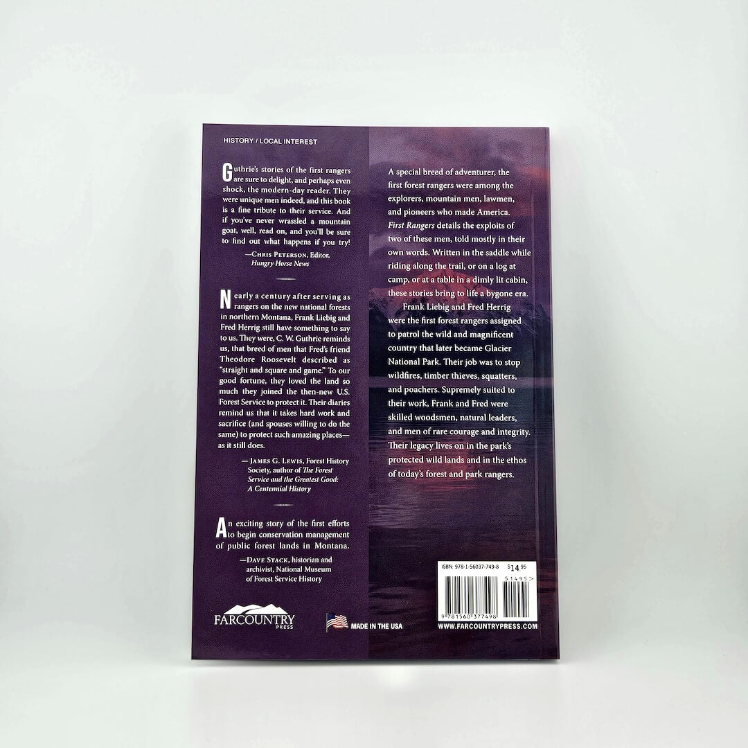 Back cover of a book with text and a visible barcode on a white background