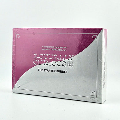 Starter bundle packaging for 'Actually Curious' on a white background