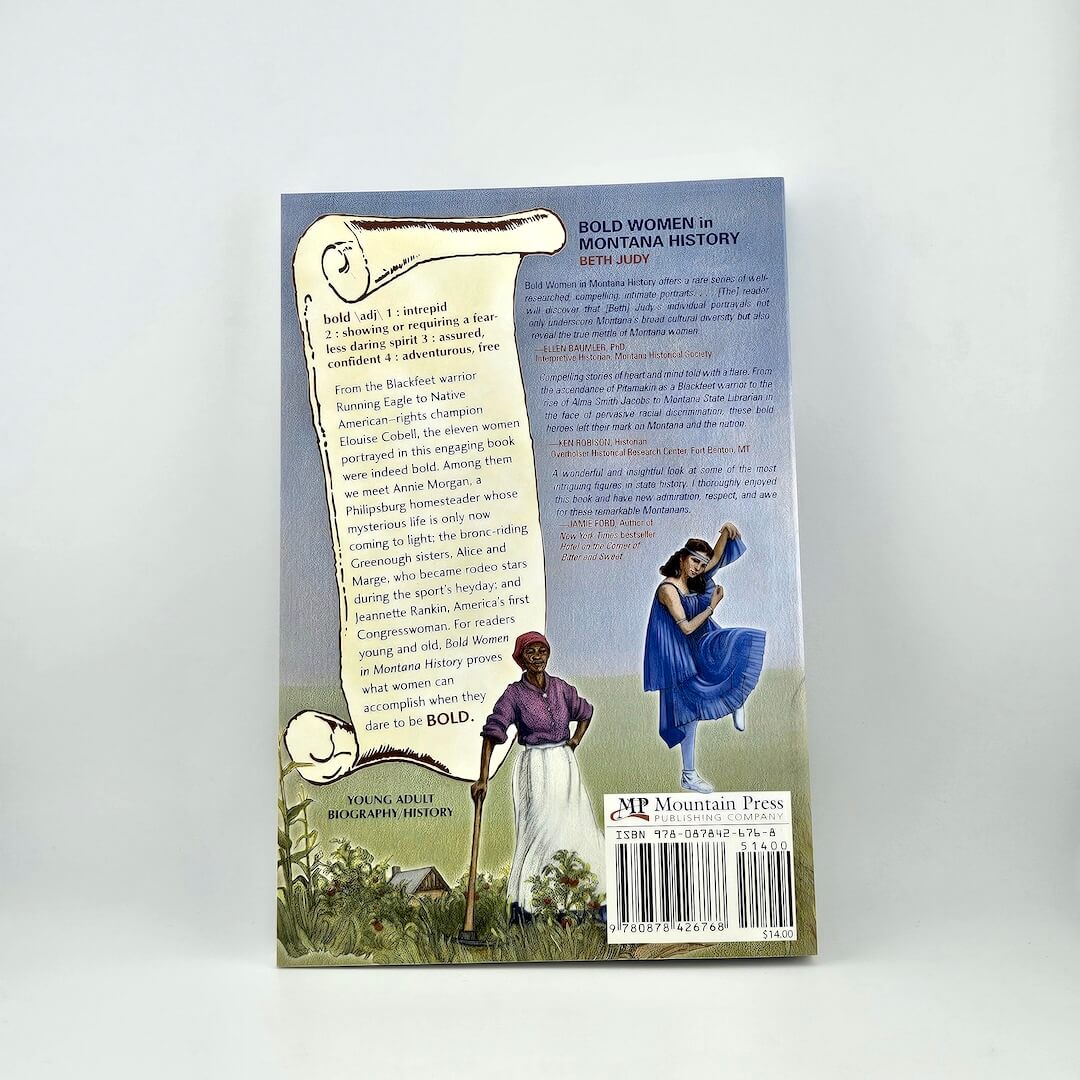 Book cover of 'Bold Women in Montana History' on a white background