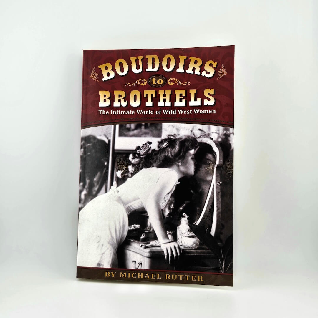 Book cover of 'Boudoirs to Brothels' on a white background