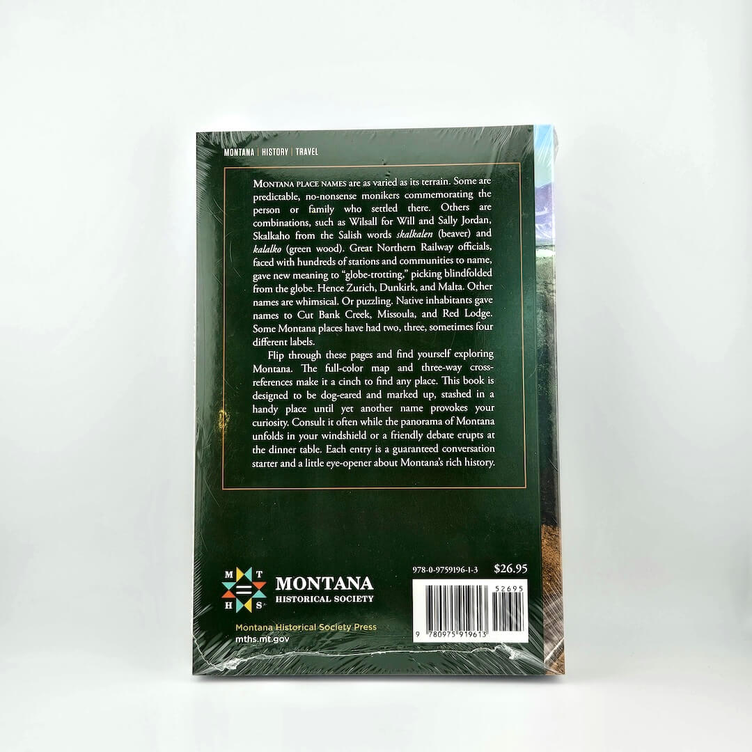 Back cover of a book with text and a barcode on a white background
