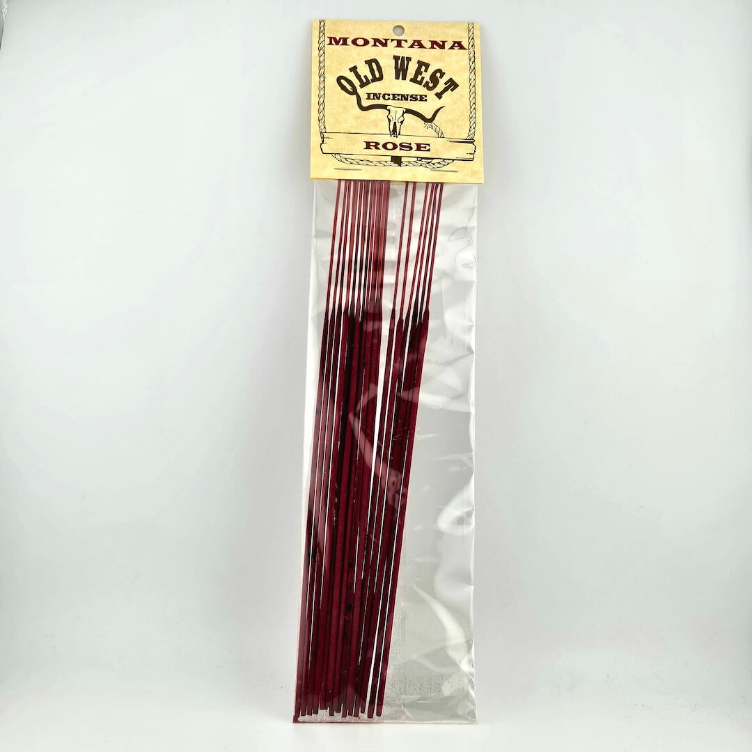 Montana Old West Incense sticks in packaging on a white background